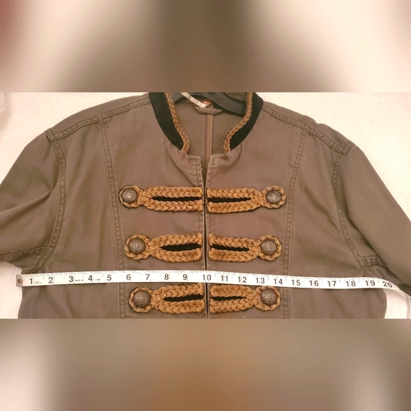 FREE PEOPLE-size S - passenger jacket military band canvas jacket - Picture 16 of 16